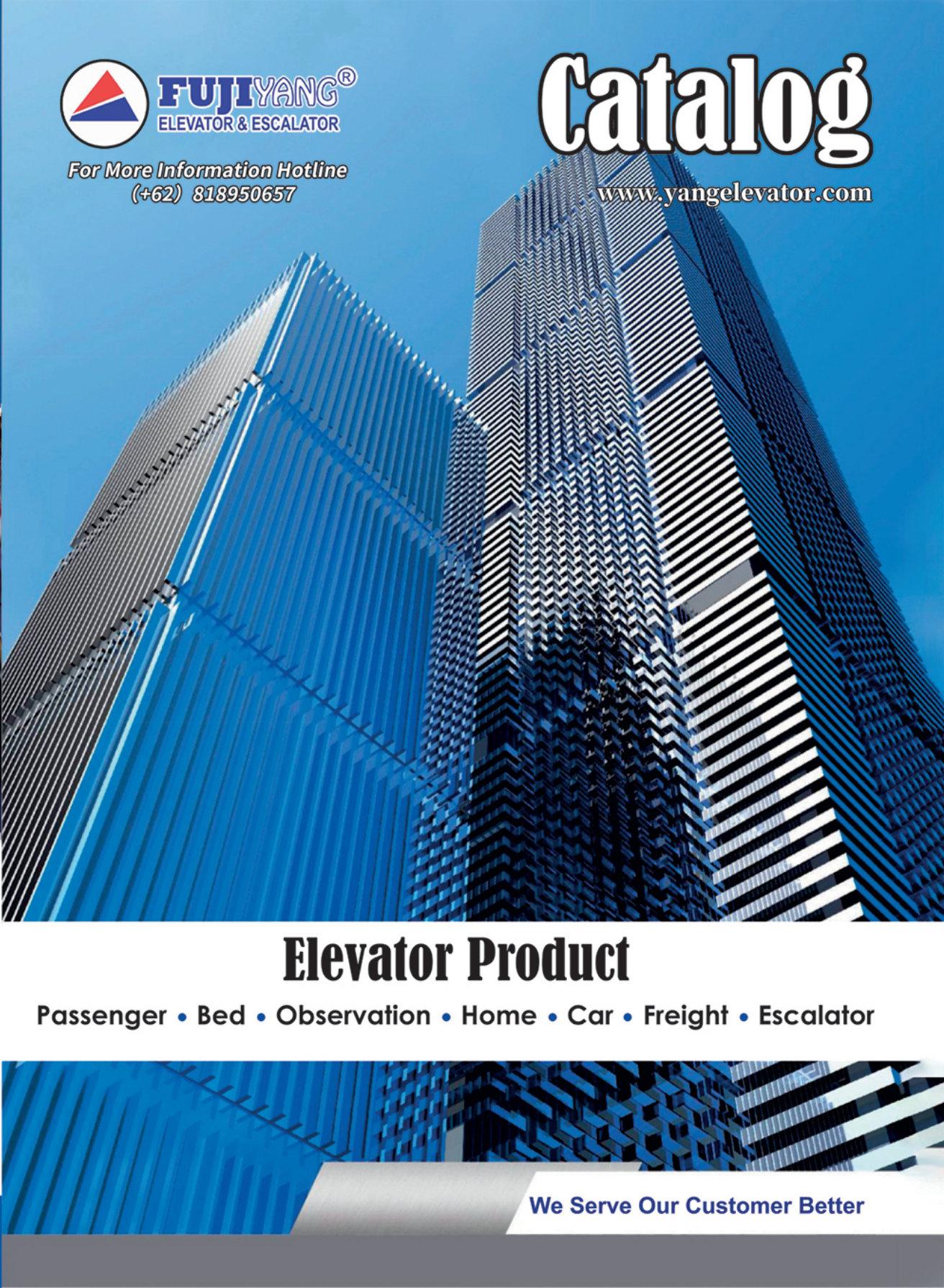 Gedung modern dengan solusi elevator FUJI YANG